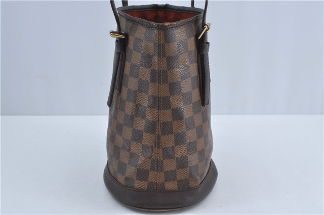 Authentic Louis Vuitton Damier Marais Bucket Shoulder Tote Bag N42240 LV J4664