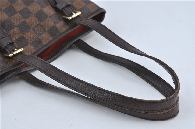 Authentic Louis Vuitton Damier Marais Bucket Shoulder Tote Bag N42240 LV J4664