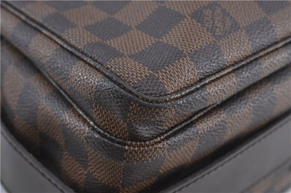 Authentic Louis Vuitton Damier Naviglio Shoulder Cross Body Bag N45255 LV J4676