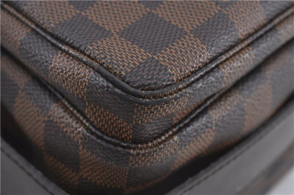 Authentic Louis Vuitton Damier Naviglio Shoulder Cross Body Bag N45255 LV J4676