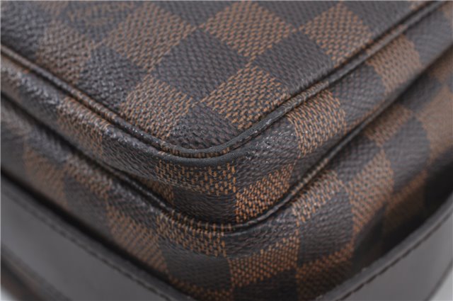 Authentic Louis Vuitton Damier Naviglio Shoulder Cross Body Bag N45255 LV J4676