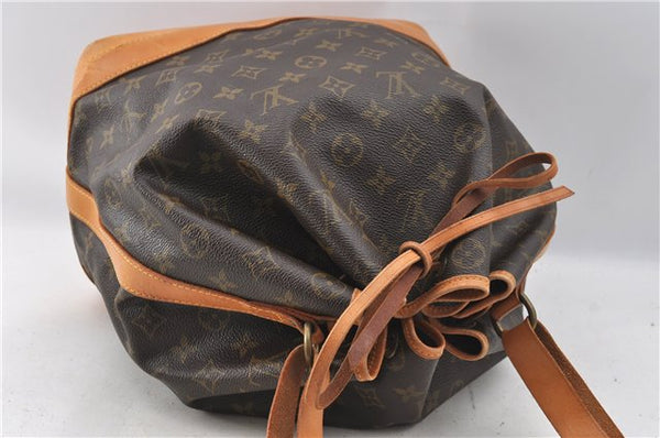 Authentic Louis Vuitton Monogram Noe Shoulder Drawstring Bag M42224 LV J4677