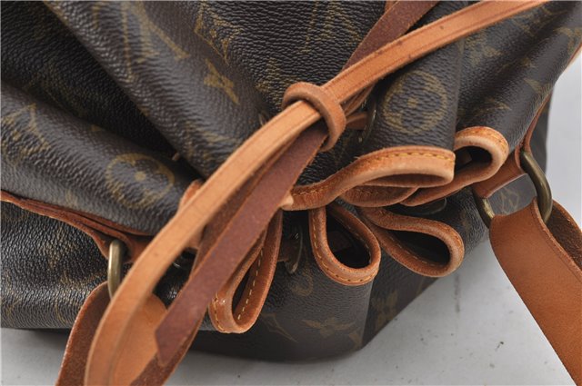 Authentic Louis Vuitton Monogram Noe Shoulder Drawstring Bag M42224 LV J4677