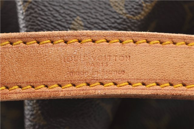 Authentic Louis Vuitton Monogram Noe Shoulder Drawstring Bag M42224 LV J4677