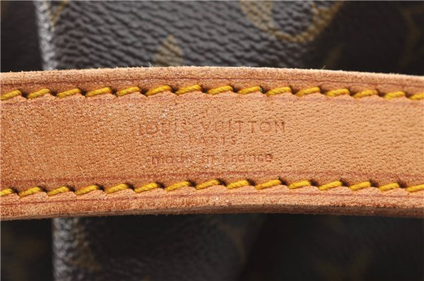 Authentic Louis Vuitton Monogram Noe Shoulder Drawstring Bag M42224 LV J4677