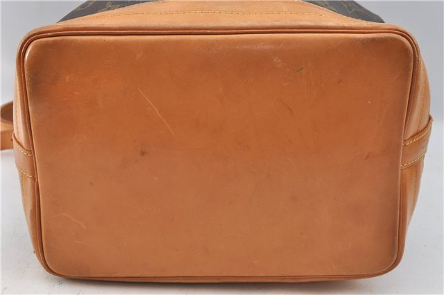 Authentic Louis Vuitton Monogram Noe Shoulder Drawstring Bag M42224 LV J4677