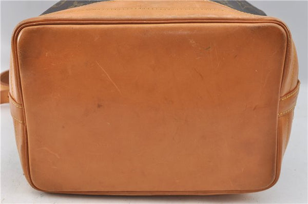 Authentic Louis Vuitton Monogram Noe Shoulder Drawstring Bag M42224 LV J4677