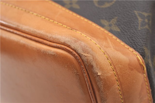 Authentic Louis Vuitton Monogram Noe Shoulder Drawstring Bag M42224 LV J4677