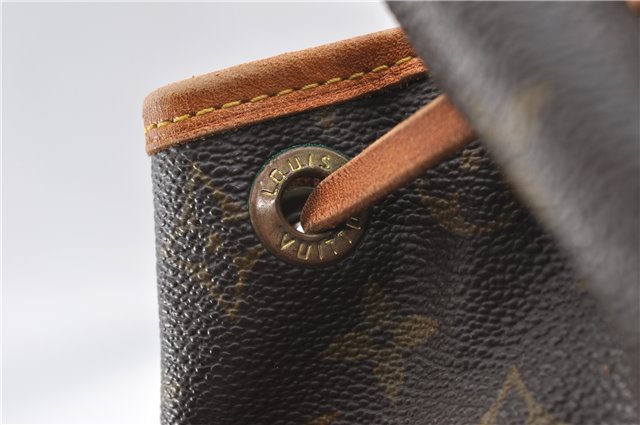 Authentic Louis Vuitton Monogram Noe Shoulder Drawstring Bag M42224 LV J4677