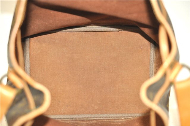 Authentic Louis Vuitton Monogram Noe Shoulder Drawstring Bag M42224 LV J4677