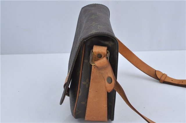 Authentic Louis Vuitton Monogram Cartouchiere MM M51253 Shoulder Cross Bag J4687