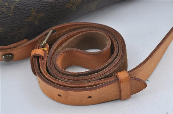 Authentic Louis Vuitton Monogram Cartouchiere MM M51253 Shoulder Cross Bag J4687