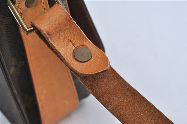 Authentic Louis Vuitton Monogram Cartouchiere MM M51253 Shoulder Cross Bag J4687