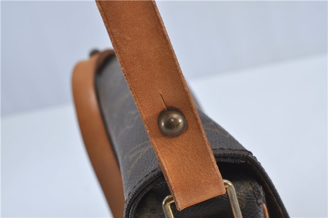 Authentic Louis Vuitton Monogram Cartouchiere MM M51253 Shoulder Cross Bag J4687