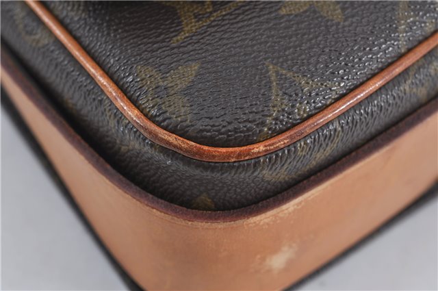 Authentic Louis Vuitton Monogram Cartouchiere MM M51253 Shoulder Cross Bag J4687