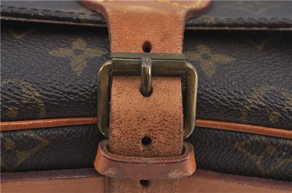 Authentic Louis Vuitton Monogram Cartouchiere MM M51253 Shoulder Cross Bag J4687