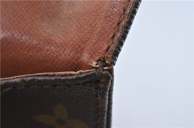 Authentic Louis Vuitton Monogram Cartouchiere MM M51253 Shoulder Cross Bag J4687