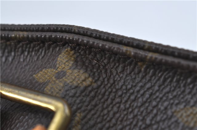 Authentic Louis Vuitton Monogram Cartouchiere MM M51253 Shoulder Cross Bag J4687