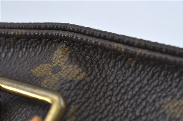 Authentic Louis Vuitton Monogram Cartouchiere MM M51253 Shoulder Cross Bag J4687