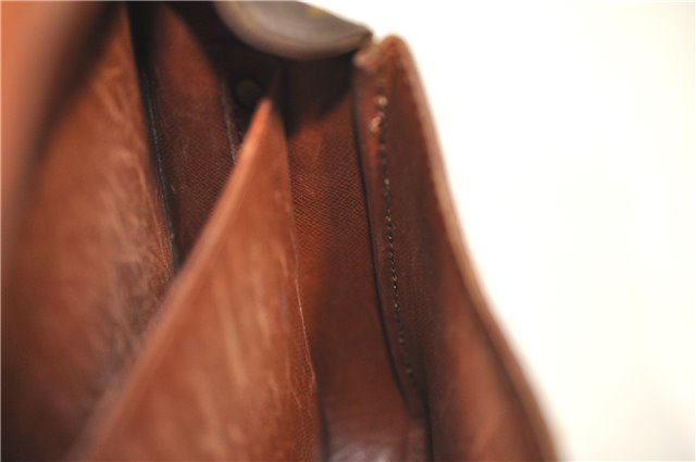 Authentic Louis Vuitton Monogram Cartouchiere MM M51253 Shoulder Cross Bag J4687