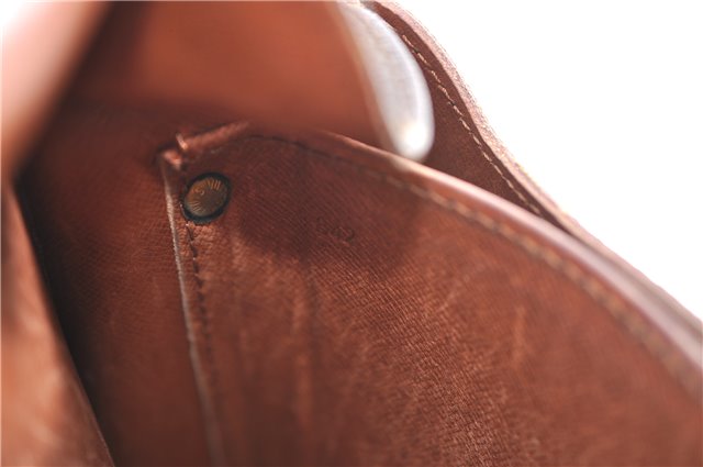 Authentic Louis Vuitton Monogram Cartouchiere MM M51253 Shoulder Cross Bag J4687