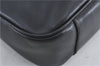 Authentic GUCCI Bamboo 2Way Shoulder Cross Body Bag Purse Leather Black J4718