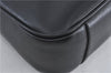 Authentic GUCCI Bamboo 2Way Shoulder Cross Body Bag Purse Leather Black J4718