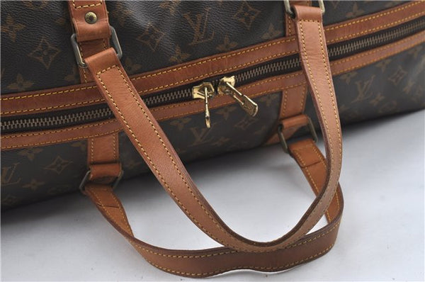 Authentic Louis Vuitton Monogram Sac Souple55 Hand Boston Bag M41622 LV J4731