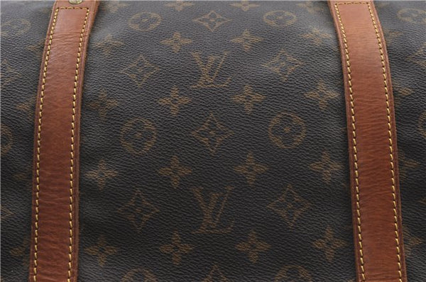 Authentic Louis Vuitton Monogram Sac Souple55 Hand Boston Bag M41622 LV J4731