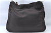 Authentic GUCCI Bamboo 2way Hand Shoulder Bag Nylon Leather Brown J4741