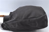Authentic GUCCI Bamboo 2way Hand Shoulder Bag Nylon Leather Brown J4741