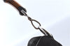 Authentic GUCCI Bamboo 2way Hand Shoulder Bag Nylon Leather Brown J4741