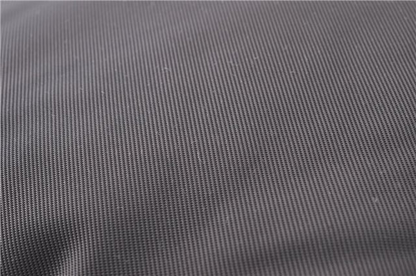 Authentic GUCCI Bamboo 2way Hand Shoulder Bag Nylon Leather Brown J4741