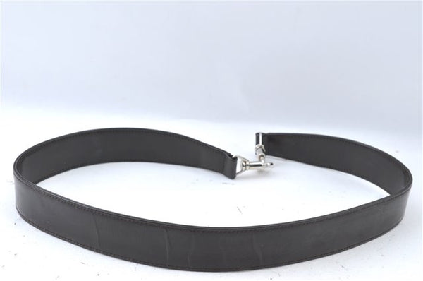 Authentic GUCCI Bamboo 2way Hand Shoulder Bag Nylon Leather Brown J4741