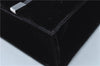Authentic GUCCI Shoulder Hand Bag Purse Velour Leather Black J4748