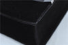 Authentic GUCCI Shoulder Hand Bag Purse Velour Leather Black J4748