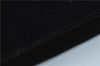 Authentic GUCCI Shoulder Hand Bag Purse Velour Leather Black J4748
