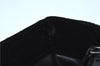 Authentic GUCCI Shoulder Hand Bag Purse Velour Leather Black J4748