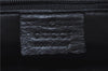 Authentic GUCCI Shoulder Hand Bag Purse Velour Leather Black J4748