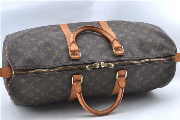 Authentic Louis Vuitton Monogram Keepall 50 Travel Boston Bag M41426 LV J4754