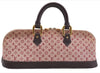 Authentic Louis Vuitton Monogram Mini Alma Ron Hand Bag Pink M92207 LV J4765
