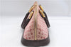 Authentic Louis Vuitton Monogram Mini Alma Ron Hand Bag Pink M92207 LV J4765