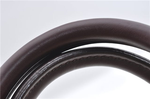 Authentic Louis Vuitton Monogram Mini Alma Ron Hand Bag Pink M92207 LV J4765