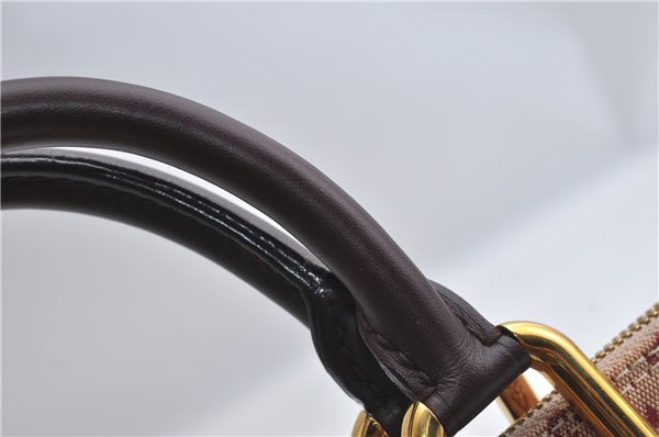 Authentic Louis Vuitton Monogram Mini Alma Ron Hand Bag Pink M92207 LV J4765