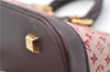 Authentic Louis Vuitton Monogram Mini Alma Ron Hand Bag Pink M92207 LV J4765