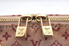 Authentic Louis Vuitton Monogram Mini Alma Ron Hand Bag Pink M92207 LV J4765