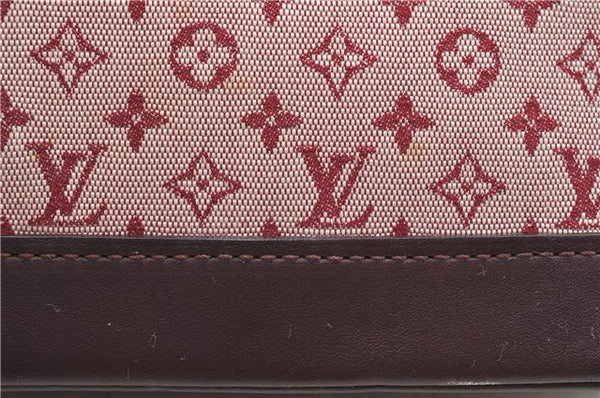 Authentic Louis Vuitton Monogram Mini Alma Ron Hand Bag Pink M92207 LV J4765