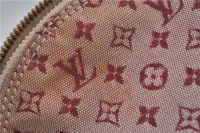 Authentic Louis Vuitton Monogram Mini Alma Ron Hand Bag Pink M92207 LV J4765