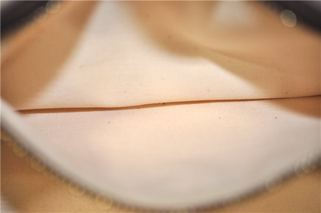 Authentic Louis Vuitton Monogram Mini Alma Ron Hand Bag Pink M92207 LV J4765