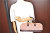 Authentic Louis Vuitton Monogram Mini Alma Ron Hand Bag Pink M92207 LV J4765